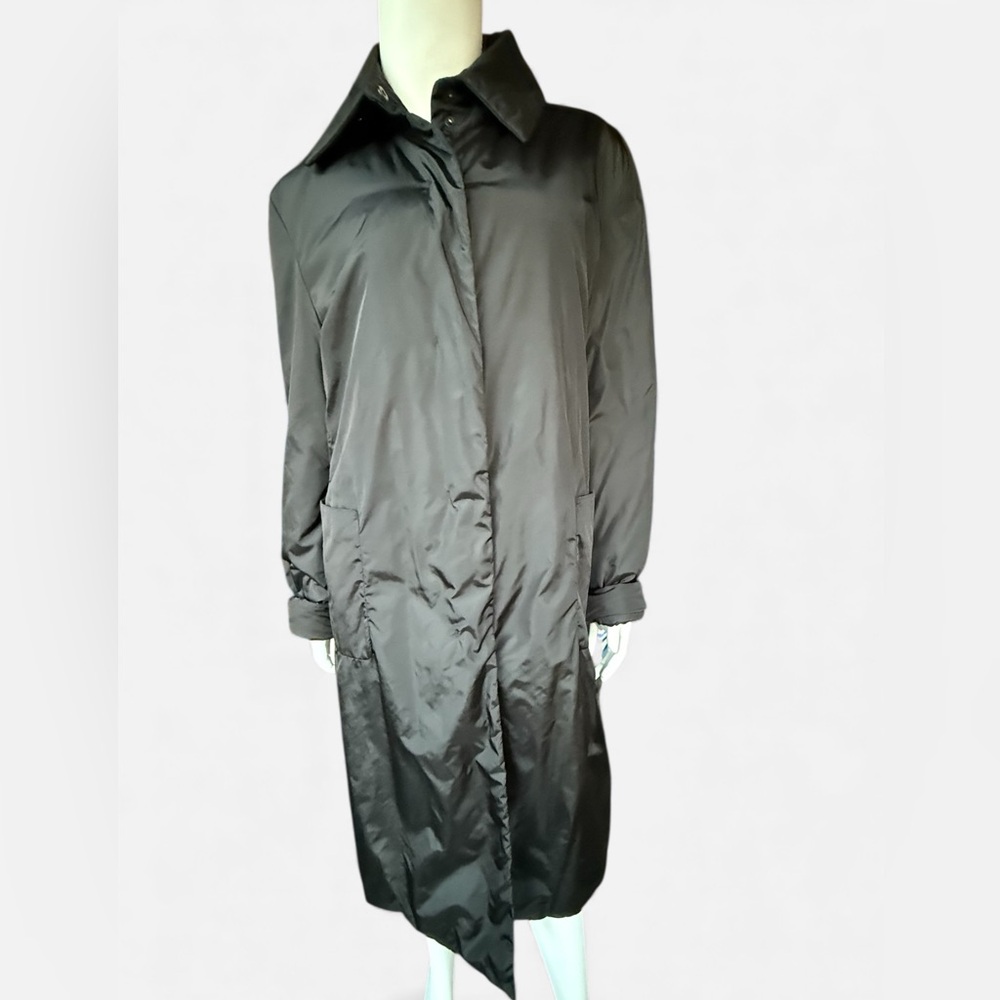 Vintage Down filled JIL SANDER Black Maxi puffer coat